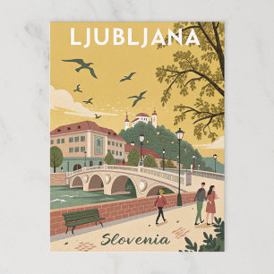 Ljubljana Castle Vykort