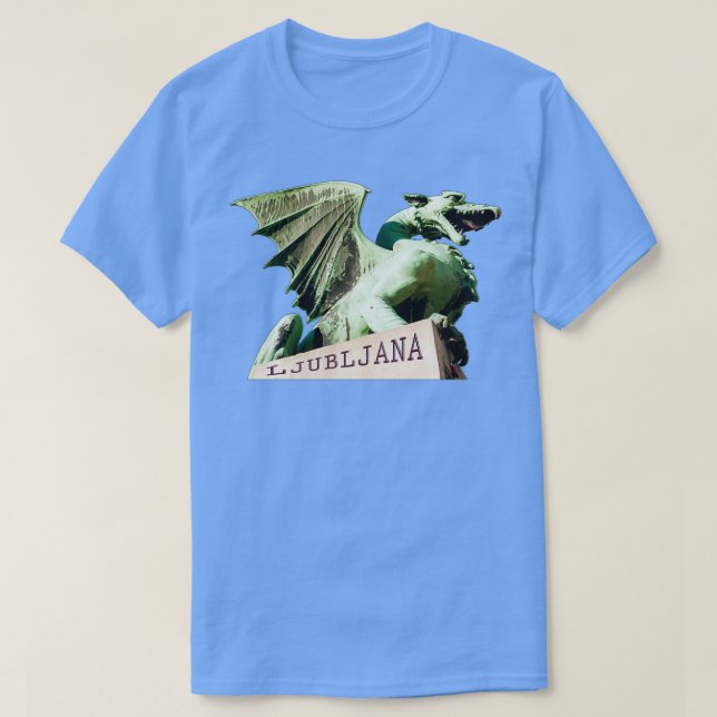 Ljubljana City of Dragons T Shirt (Design framsida)