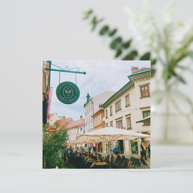 Ljubljana Cityscape (Stående Fram)