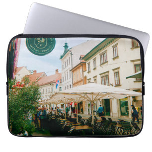 Ljubljana Cityscape Laptop Fodral