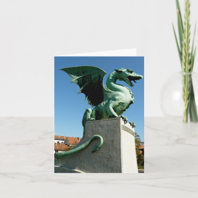 Ljubljana Dragon Kort (Framsida)
