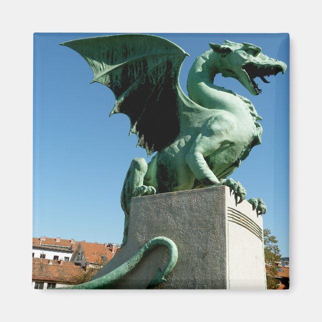 Ljubljana Dragon Magnet (Framsidan)