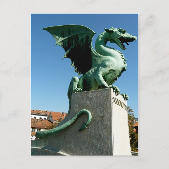 Ljubljana Dragon Vykort (Framsida)