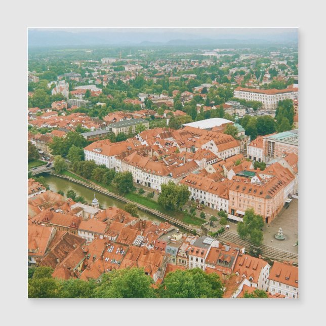 Ljubljana från ovan (Framsida)