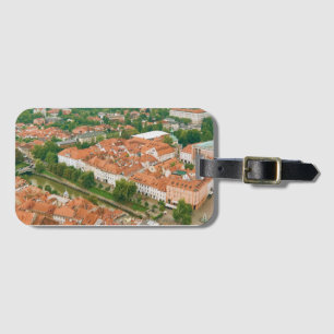 Ljubljana från ovan bagagebricka