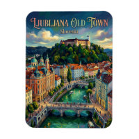 Ljubljana Gamla Stan Slovenien