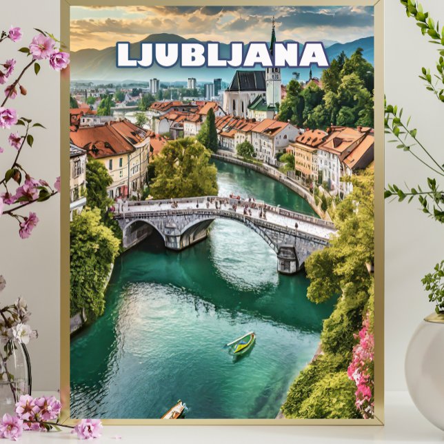 Ljubljana, joyau slovène poster (Skapare uppladdad)