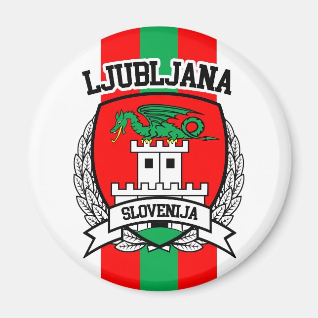 Ljubljana Magnet (Framsidan)