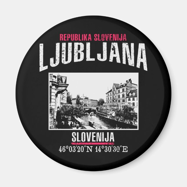 Ljubljana Magnet (Framsidan)