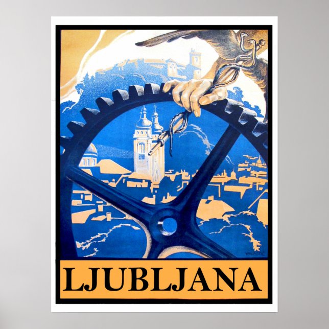 Ljubljana Poster (Framsidan)