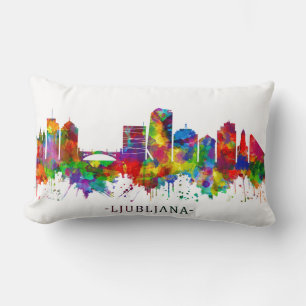 Ljubljana Skyline Lumbarkudde