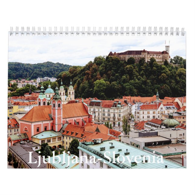Ljubljana-Slovenia Calendar Kalender (Omslag)