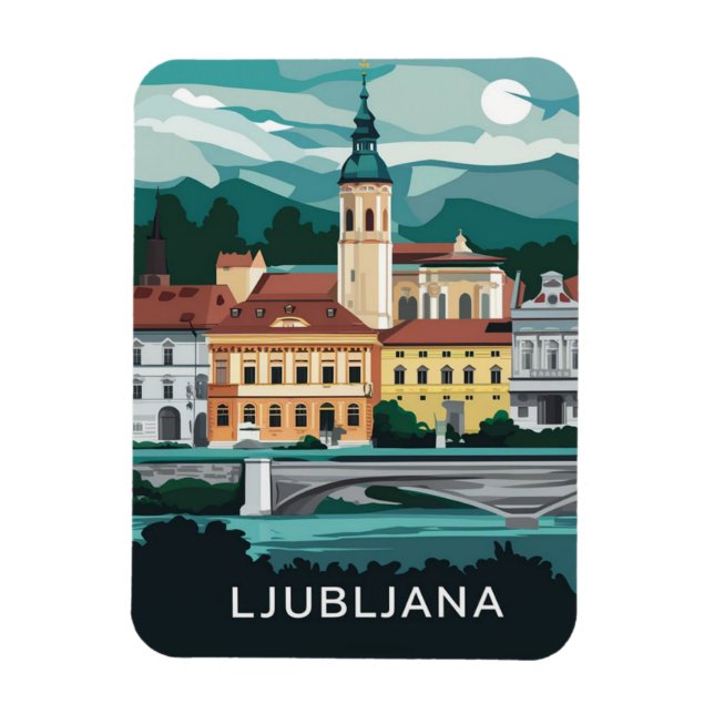 Ljubljana, Slovenia  Magnet (Vertikal)