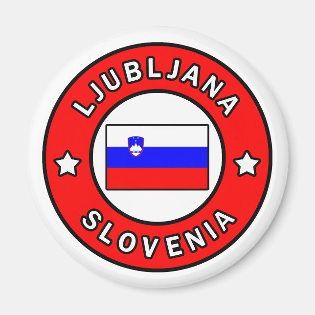 Ljubljana Slovenia Magnet (Framsidan)