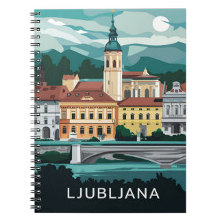 Ljubljana, Slovenien Anteckningsbok