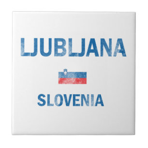 Ljubljana Slovenien designer Kakelplatta