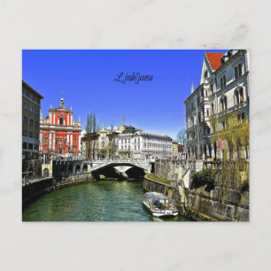 Ljubljana, Slovenien Vykort