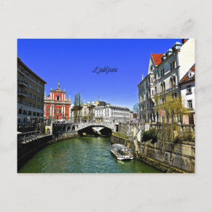 Ljubljana, Slovenien Vykort