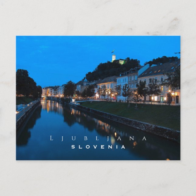 Ljubljana, Slovenien Vykort (Framsida)