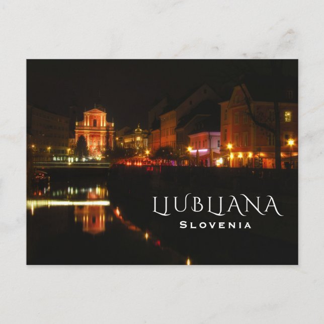Ljubljana, Slovenien Vykort (Framsida)