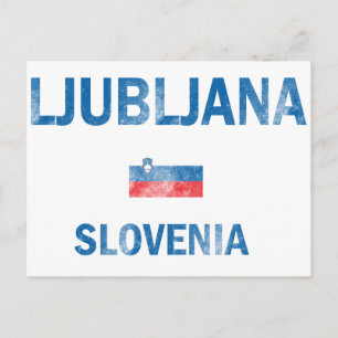 Ljubljana Slovenska design Vykort