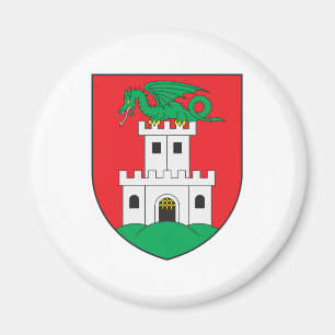 Ljubljana vapensköld magnet