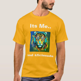 Ljud Aficionado: Gult T-Shirt med Tiger