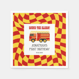 Ljud: Alarm Fire Lastbil, fågelskydd Pappersservett