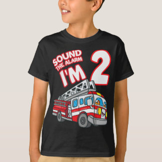 Ljud Alarm I är 2 brandgator 2:a T Shirt