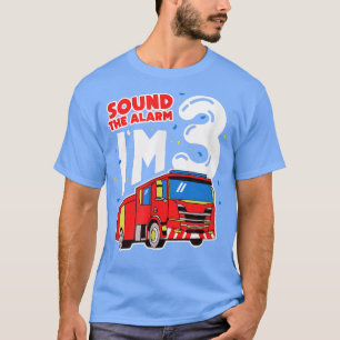 Ljud Alarm I är 3 Lastbil tredje födelsedagspresse T Shirt