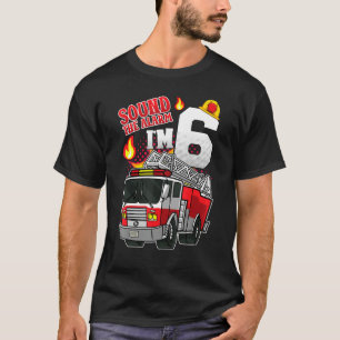 Ljud Alarm I är 6 brandsläckare 6e T Shirt