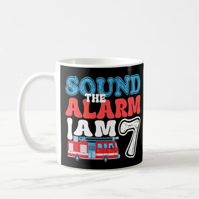 Ljud Alarm I är 7 7:e-dagarsbrandman Kaffemugg (Vänster)