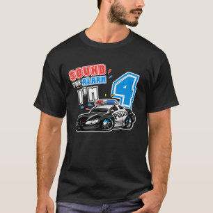 Ljud Alarm I M 4 Funny Birthday Family Police T Shirt