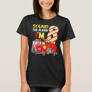 Ljud Alarmet jag är 8-dagars eldsvåda Lastbil T Shirt