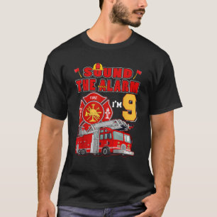 Ljud är Alarm I 99:e födelsedagshjället Fireman Fi T Shirt