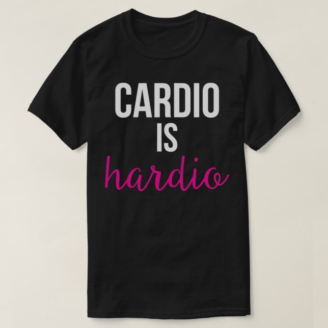 Ljud är Hardio Workout Gym Running T Shirt (Design framsida)