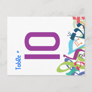 LJUD AV Bordsnumrets TORAH-Sittkort Vykort