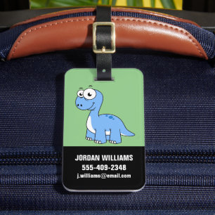 Ljud av brontosaurus. bagagebricka