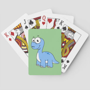 Ljud av brontosaurus. casinokort