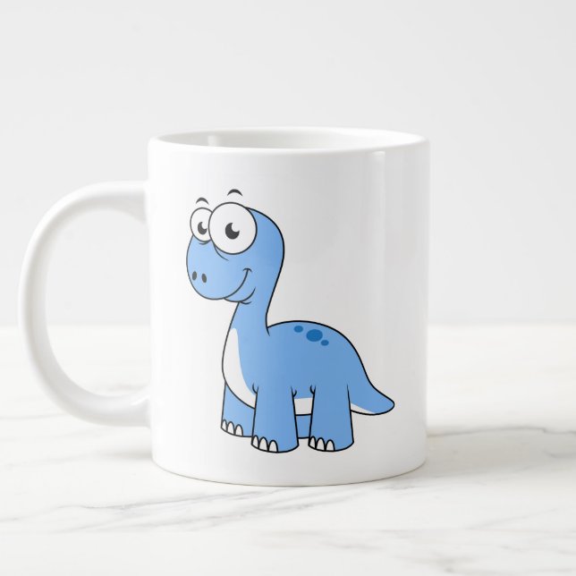 Ljud av brontosaurus. jumbo mugg (Vänster)