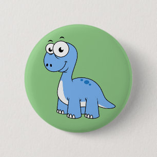 Ljud av brontosaurus. knapp