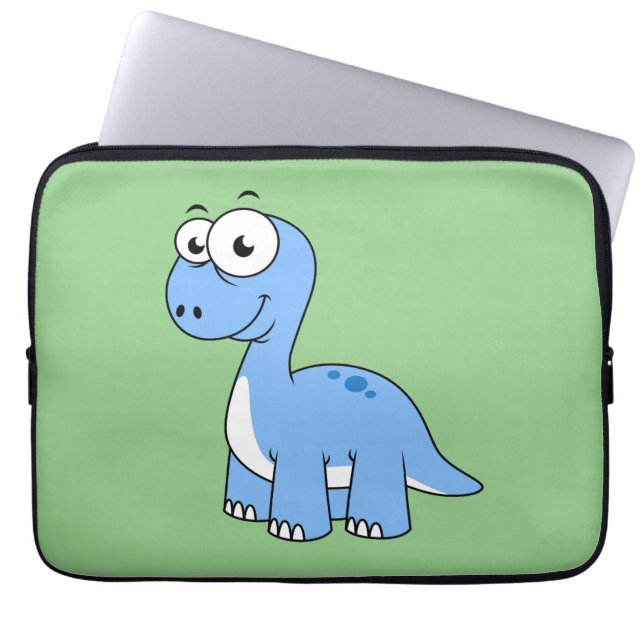 Ljud av brontosaurus. laptop fodral (Framsidan)