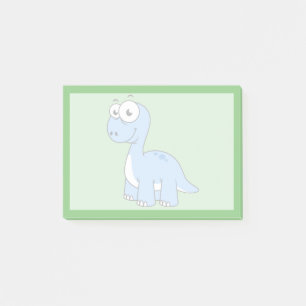 Ljud av brontosaurus. post-it block