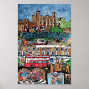 Ljud av den London affischen Poster