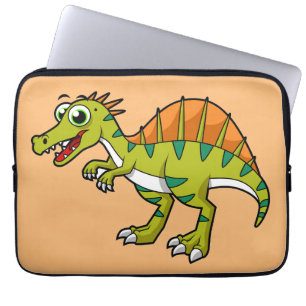 Ljud av en leende spinosaurus. laptop fodral