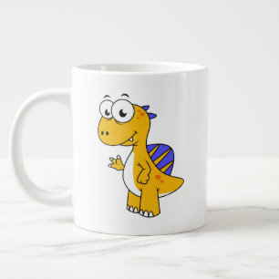 Ljud av en spinosaurus. 2 jumbo mugg