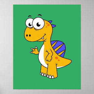 Ljud av en spinosaurus. 2 poster