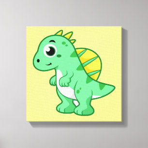 Ljud av en spinosaurus. canvastryck