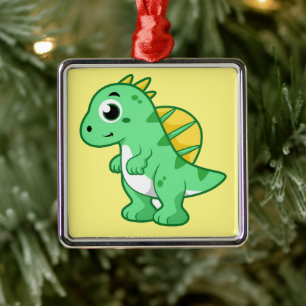 Ljud av en spinosaurus. julgransprydnad metall