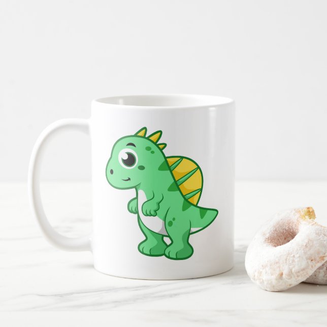 Ljud av en spinosaurus. kaffemugg (Med munk)
